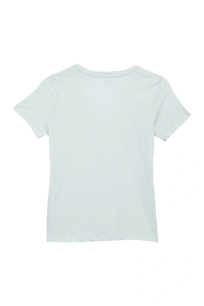 Shop Madewell V-neck Short Sleeve T-shirt In Sea Glass
