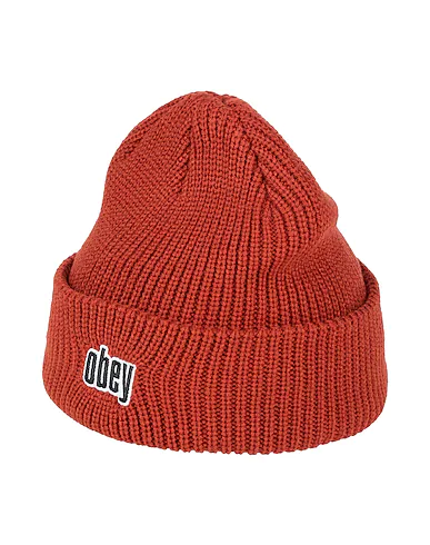 red obey beanie