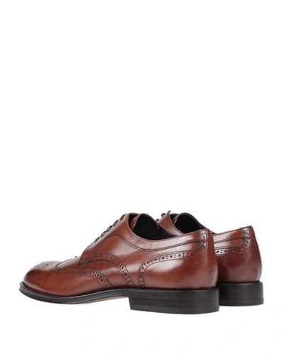 Sergio Rossi Lace-up Shoes In Brown