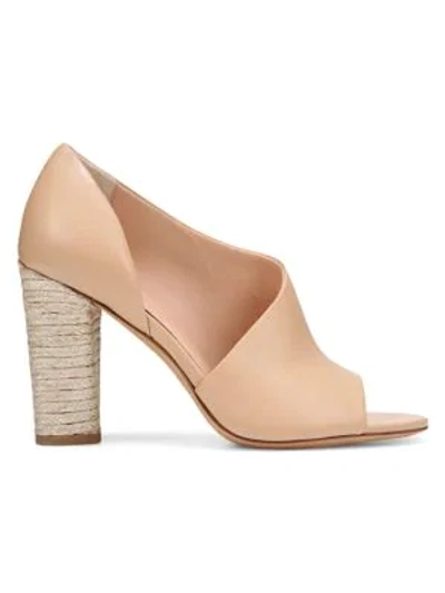 Shop Vince Percey Leather Espadrille Sandals In Cappuccino