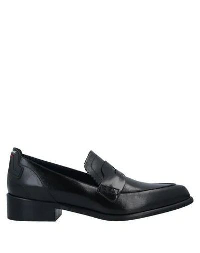Shop Sportmax Woman Loafers Black Size 10 Soft Leather
