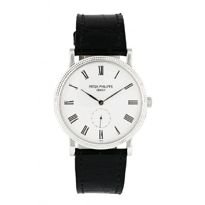 Shop Patek Philippe Calatrava 5119g-001 White Gold Mens Watch In Not Applicable