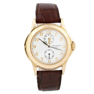 Shop Patek Philippe Travel Time 5134 Mens Watch In Not Applicable