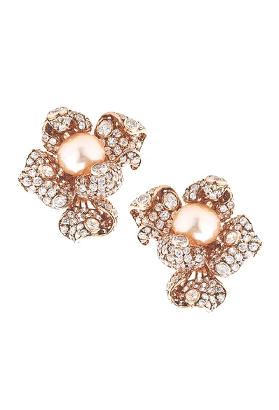 Shop Anabela Chan Rose Blossom Earrings In Not Applicable