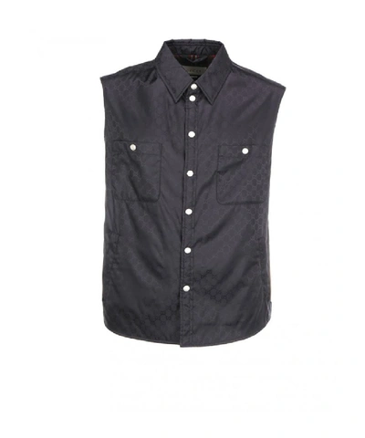 Shop Gucci Black Wool Vest