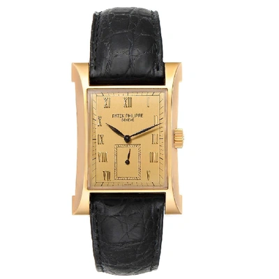 Shop Patek Philippe Pagoda Yellow Gold Limited Edition Mens Watch 5500j In Not Applicable