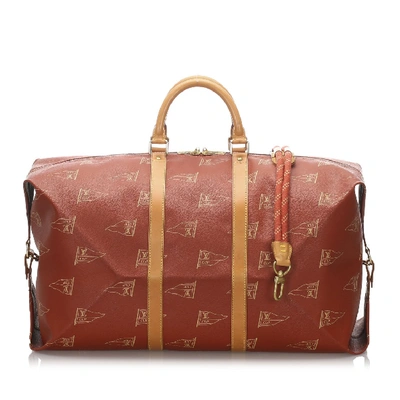 Pre-owned Louis Vuitton 1995 Lv Cup Travel Bag In Brown
