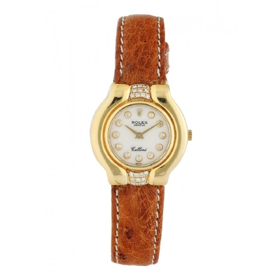 Shop Rolex Cellini 5204 Yellow Gold Ladies Watch In Not Applicable