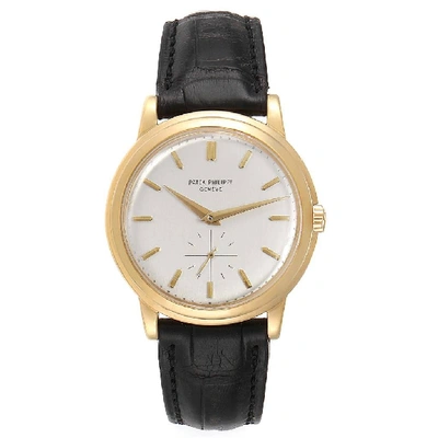 Shop Patek Philippe Disco Volante Pp Crown Yellow Gold Vintage Watch 2552 In Not Applicable