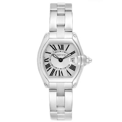 Shop Cartier Roadster Small Silver Dial Ladies Steel Watch W62016v3 In Not Applicable