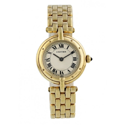 Shop Cartier Cougar Panthere Yellow Gold Ladies Watch In Not Applicable