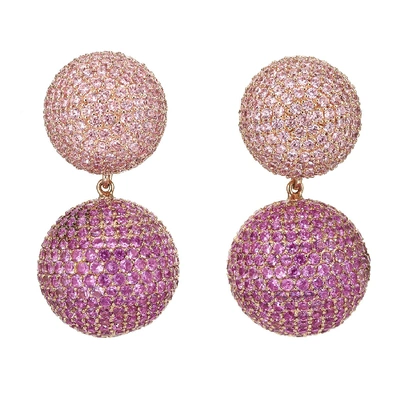 Shop Anabela Chan Rose Sapphire Bauble Earrings In Not Applicable