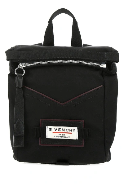 Shop Givenchy Black Nylon Backpack