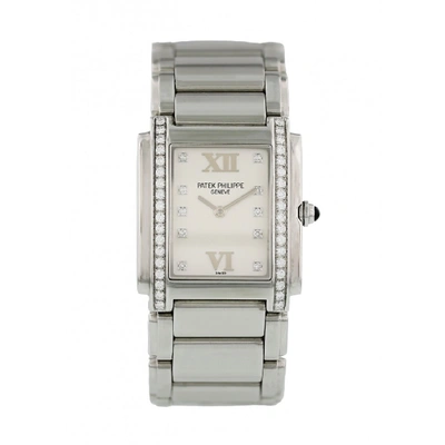 Shop Patek Philippe Twenty-4 4910\/10a Ladies Diamond Watch In Not Applicable