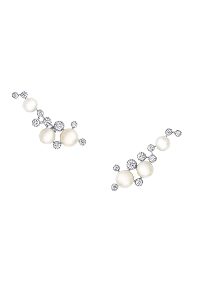 Shop Anabela Chan Constellation Pearl Earrings In Not Applicable