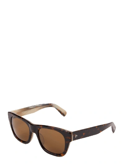 Shop Oliver Peoples Sunglasses 'keenan' Brown