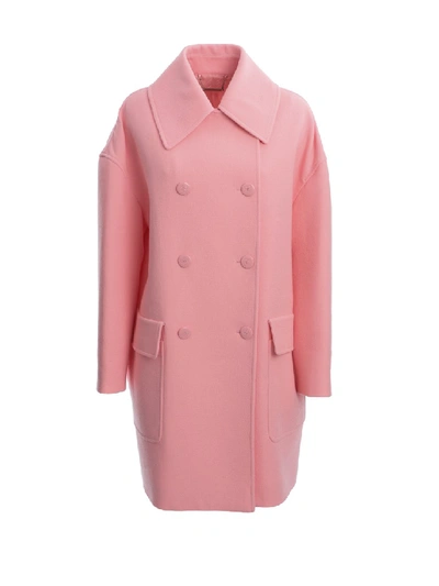 Shop Givenchy Pink Cotton Coat