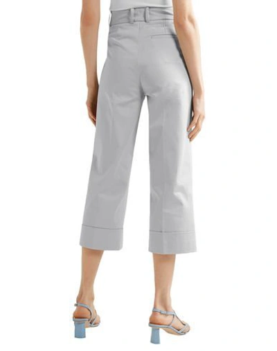 Shop Silvia Tcherassi Woman Pants Light Grey Size L Cotton, Elastane
