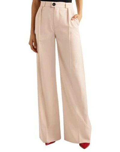 Shop Kwaidan Editions Woman Pants Beige Size 4 Polyester, Virgin Wool