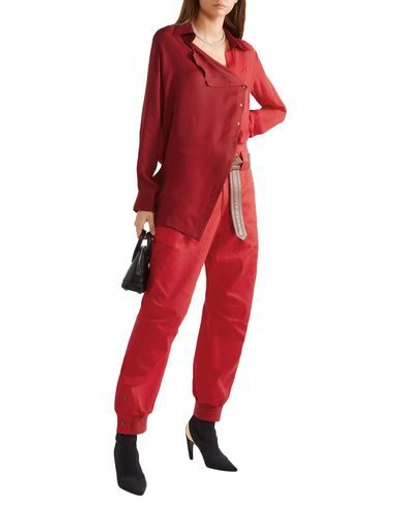 Shop Tre By Natalie Ratabesi Woman Pants Red Size 10 Cotton