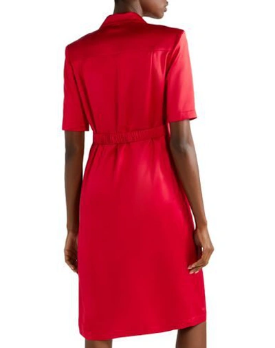 Shop Commission Woman Midi Dress Red Size 8 Viscose
