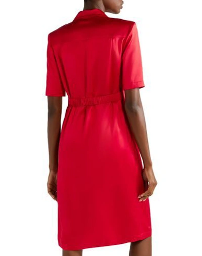 Commission Midi Dresses In Red