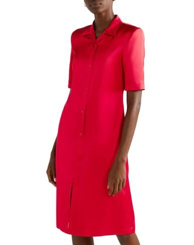 Commission Midi Dresses In Red