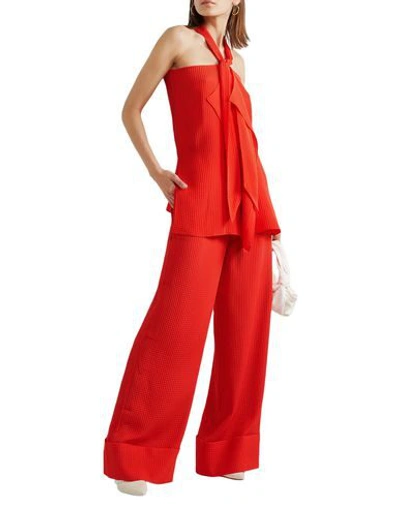 Shop Roland Mouret Woman Pants Red Size Xs Silk