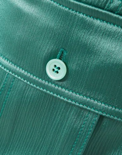 Sies Marjan Woman Shorts & Bermuda Shorts Emerald Green Size 0 Triacetate, Polyester In Green