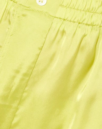 Shop Gauge81 Woman Shorts & Bermuda Shorts Light Green Size M Viscose, Elastane