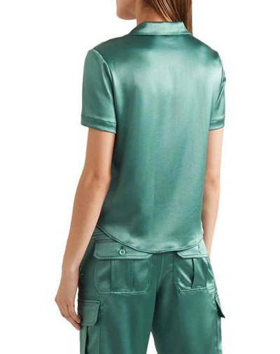 Shop Sies Marjan Woman Shirt Green Size 8 Triacetate, Polyester