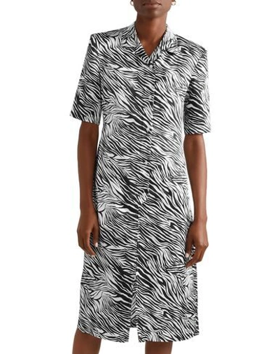 Commission Midi Dresses In Black