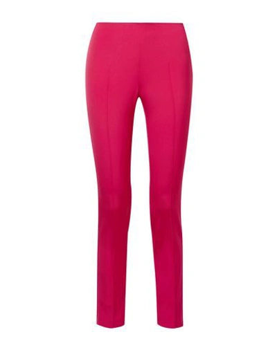 Shop Akris Woman Pants Fuchsia Size 14 Silk, Elastane In Pink