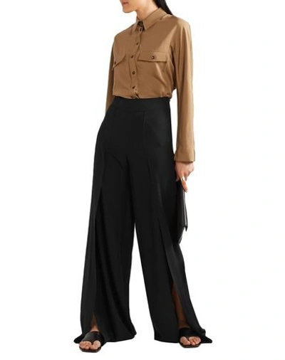 Shop Akris Woman Pants Black Size 8 Silk