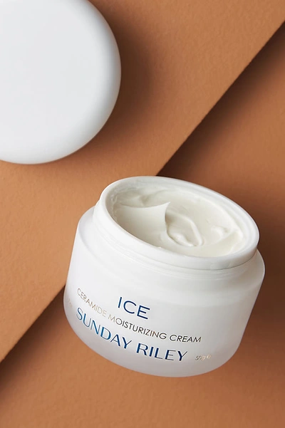 Shop Sunday Riley Ice Ceramide Moisturizing Cream In White