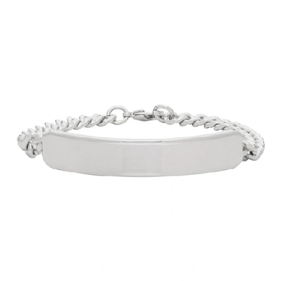 Shop A.p.c. Silver Darwin Bracelet In Rab Argent