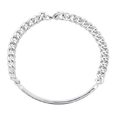 Shop A.p.c. Silver Darwin Bracelet In Rab Argent