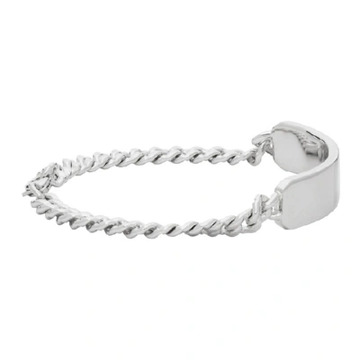 Shop A.p.c. Silver Darwin Bracelet In Rab Argent