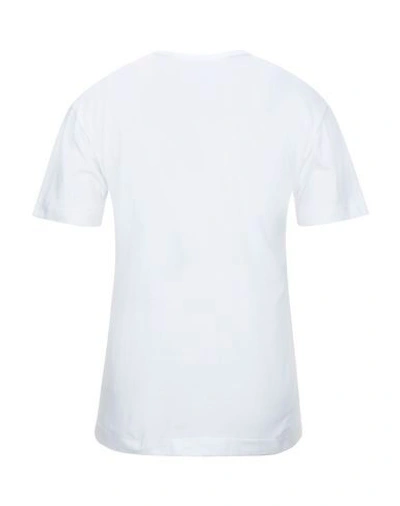 Shop Comme Des Garçons Play Man T-shirt White Size Xl Cotton