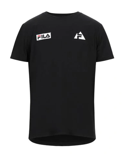 Shop Fila T-shirt In Black