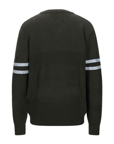 Shop Frankie Morello Man Sweater Dark Green Size S Merino Wool, Acrylic
