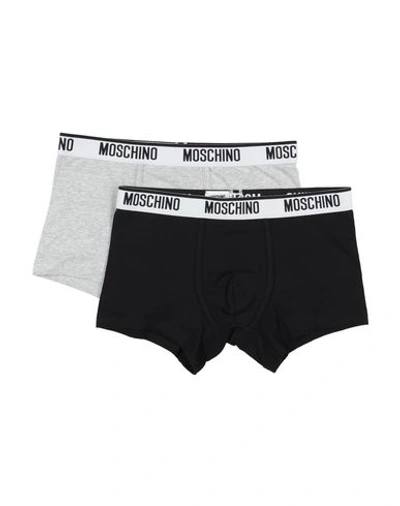 Shop Moschino Boxers In Black