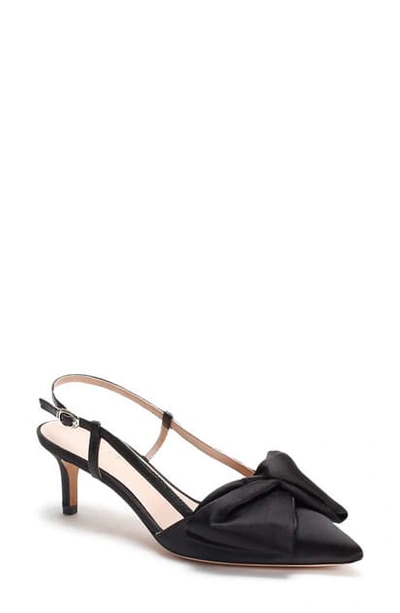 Shop Kate Spade Marseille Bow Pointed Toe Slingback Pump In Black Multi