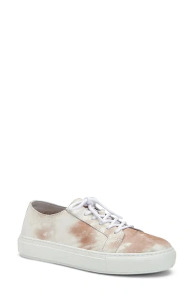 Shop Aquatalia Oralee Tie Dye Sneaker In Tan/ White