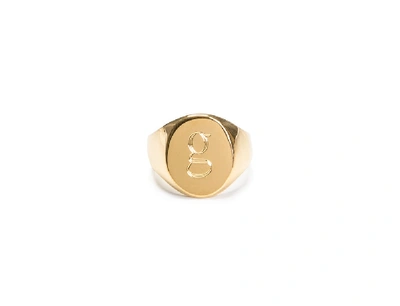 Shop Sarah Chloe Lana Pinky Ring In Gold