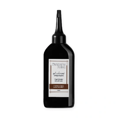 Shop Christophe Robin Temporary Color Gel In Dark Chestnut