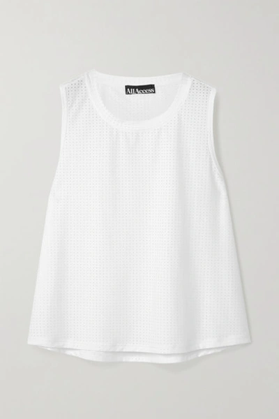 Shop All Access Anthem Stretch-mesh Tank In White