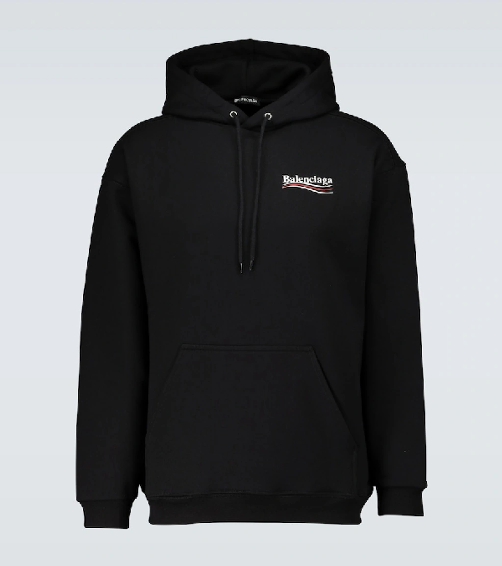 Balenciaga Campaign Logo Hoodie Green Men's - SS21 - US