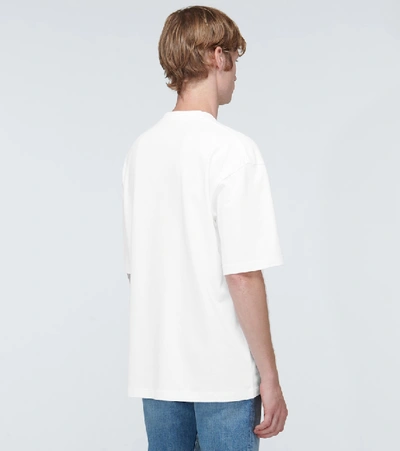 Shop Balenciaga Copyright Logo Medium-fit T-shirt In White