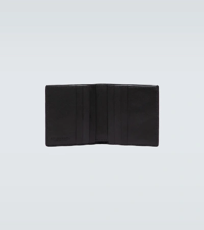 Bottega Veneta Folded Leather Wallet In Black